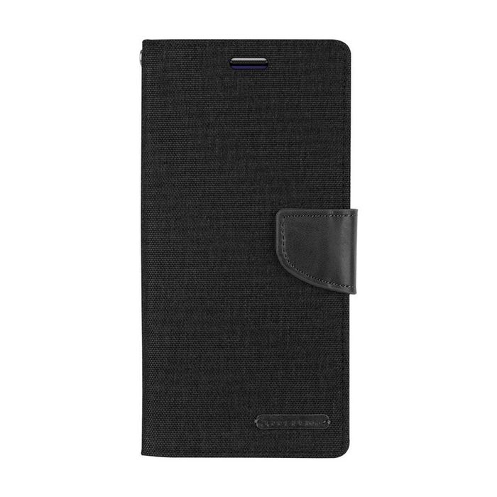 Goospery Canvas Diary for iPhone 14 Pro Max - Black