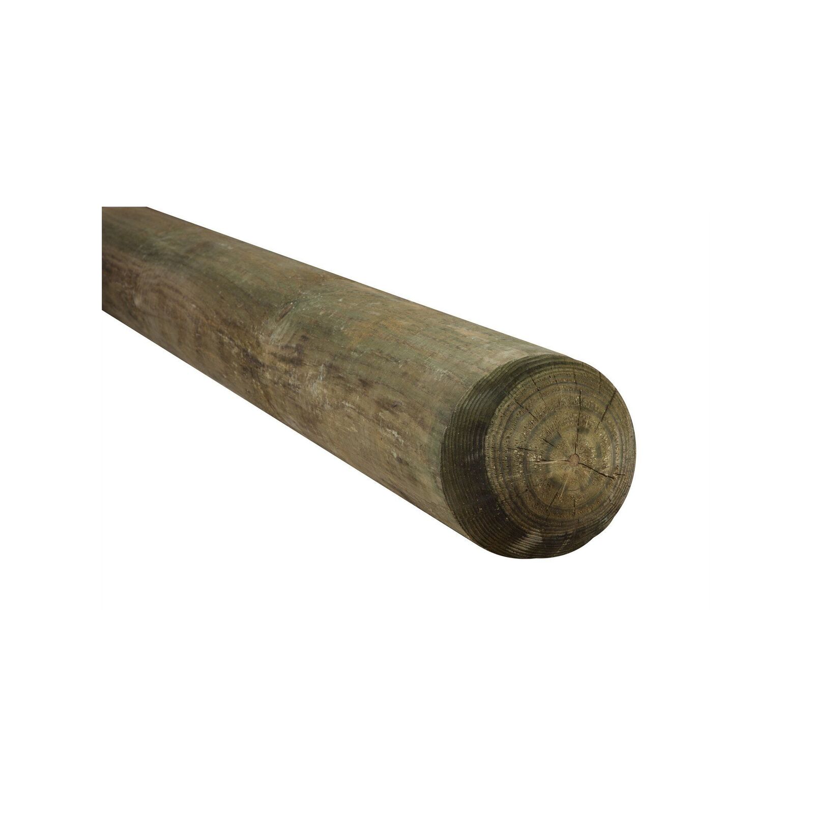 100mm 1.5m Bollard H4 Treated Pine Dome CCA