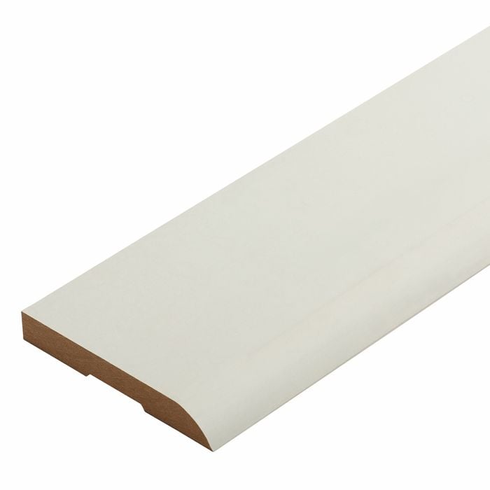 90 x 12mm 5.4m Silktrim Bullnose HMR MDF Untreated Pre-Primed