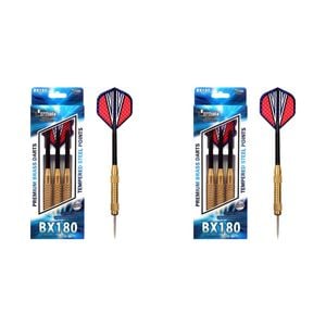 2x 12pc Formula Sports BX180 Premium 24g Brass Darts Steel Tip