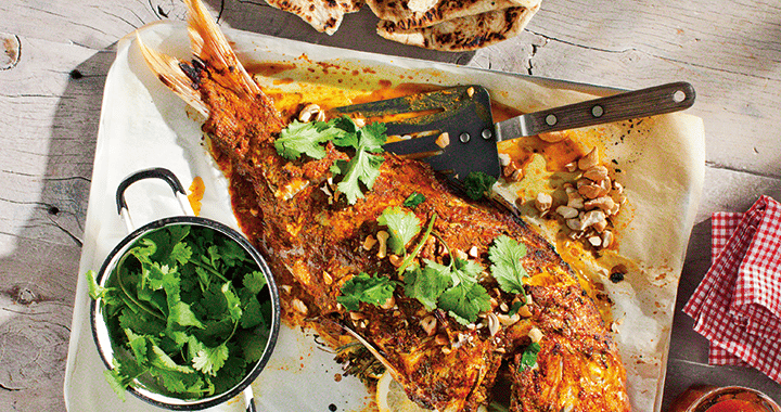 Korma BBQ Whole Fish Recipe | Matador BBQs