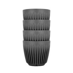 Huskee Charcoal Cups - 4 Pack - 6oz