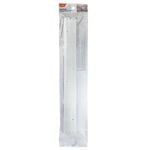 Taskmaster 300 x 17 x 13mm White Plastic Drawer Runner - 2 Pack