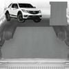 6D Diamond Ute Tub Mat for Mazda BT-50 Dual Cab (TF) 2020-Current (with Factory Plastic Tub Liner) - Grey