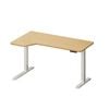 Oikiture L-shape Electric Standing Desk Single Motor  145CM