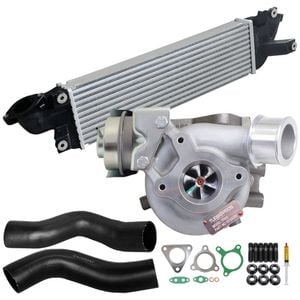 Upgrade Billet Turbo Charger With 50mm Intercooler & Hoses For Mitsubishi Pajero Sport 4n15 2.4l