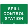 Pinnacle 400 x 300mm Poly Spill Control Station Sign 