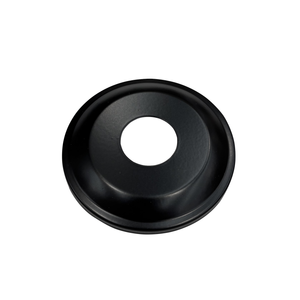 Kinetic 15mm 1/2" BSP 10mm Rise Black Cover Plate