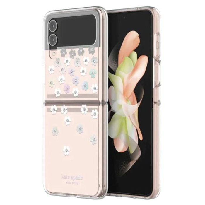 Kate Spade New York Hardshell Case (suits Galaxy Z Flip 4) - Scattered Flowers