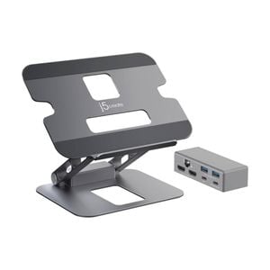 J5create 7 Port Multi-angle Foldable Laptop/tablet Stand W/dock Aluminium 16in