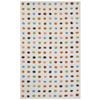 Handtufted Wool Rug-dot 6449-ivory/multi-80x150cm