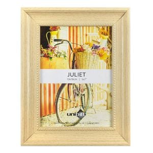 Unigift Juliet Raised Dots Border Picture Photo Frame 13x18cm Natural