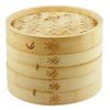 Davis & Waddell 20cm 2 Tier Asian Bamboo Dumpling/Dim Sum/Vegetable/Food Steamer