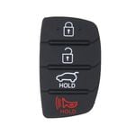 TKW 4 Button Replacement Rubber Buttons to suit Hyundai i40, Sante Fe (iX45) 2013 - 2015 Flip Keys