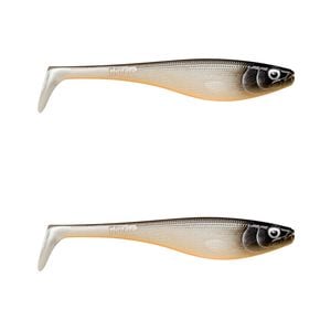 2x Rapala Soft Peto 22cm Paddle Tail Shad Lures - Halloween