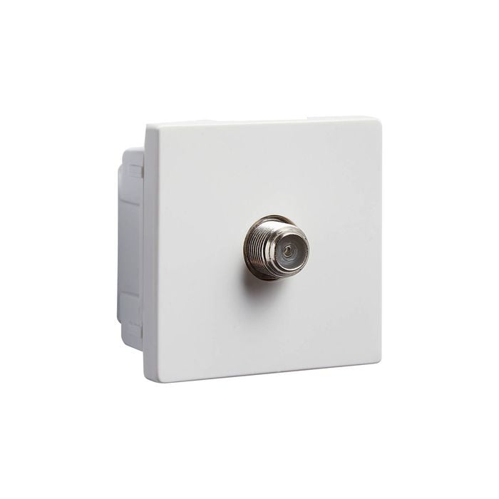 Legrand Como White F Type 3GHz Right Side TV Mechanism