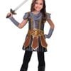 Brave Knight Girls Medieval Costume - 5-6