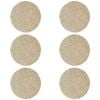 6PK LVD Placemat Rnd Natwash Decorative Home Kitchen Decor 30x30cm