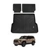 AUSGO Boot Liner Back Seat Protector Set for Lexus GX550 5-Seat 2024-Onwards Cargo Mat Kick Mats