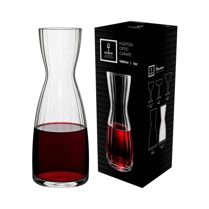 Argon Tableware Hoxton Optic Crystal Carafe - 1.1l
