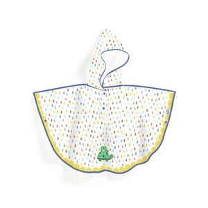Djeco Small Tortoise Rain Coat Cape 80x46cm Kids/Children Hoodie Poncho 3y+