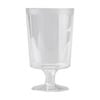 12x 20pc Partyware Reusable Drinking Goblet Cup Set 180ml Clear
