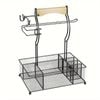 Lifebay Ultimate Grill Caddy Organizer Condiment Holder