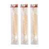 3PK Culinary Kitchen Wooden Rolling Pin W/ Handles Pastry Baking Tool 42cm