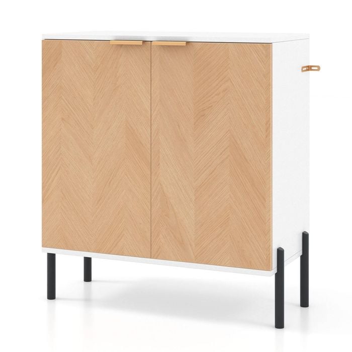 Costway 2-door Buffet Storage Cabinet Sideboard Cabinet Cupboard Kitchen Home