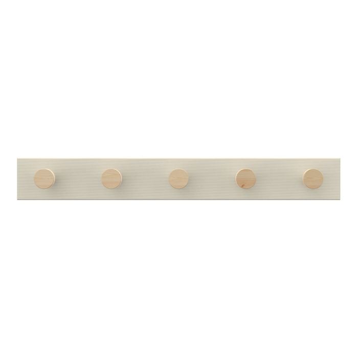 MODE 5 Timber Hooks On Beige Board Hook Rack