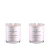 Set of 2 - 180g Perfumed Hand Poured Candle - Spring Violet