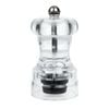 Olympia Acrylic Salt And Pepper Mill Ceramic Mechanism Clear 102mm