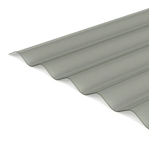 Suntuf 2.4m Grey Corrugated Polycarbonate Roofing