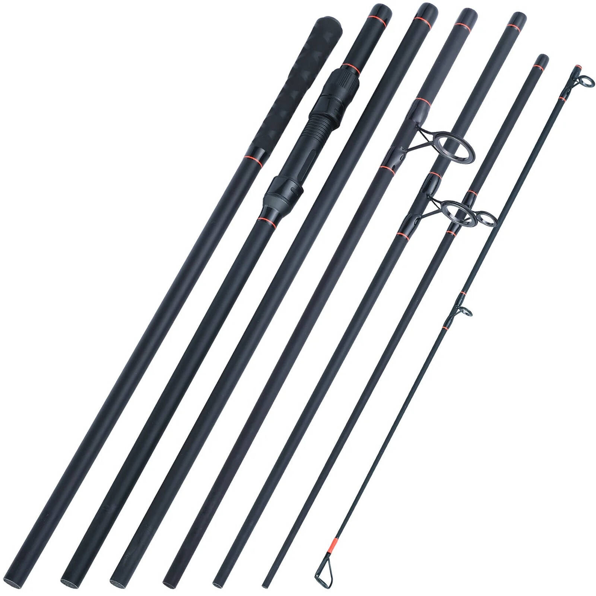 NNEOBA 3.6M Portable Carbon Fiber Carp Spinning Rod Black - Bunnings ...
