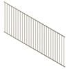 ProtectorAl 1201 - 2400 x 1200mm Paperbark Raked 16-30º Flat Top Pool Fence Panel