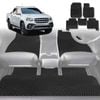 6D Diamond Car Floor Mats for Mercedes-Benz X-Class Ute2017-2021-Full Set-Black-Outback GT