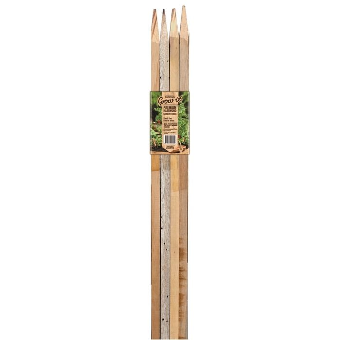 Gardman 25 x 25 x 900mm Hardwood Stakes - 4 Pack