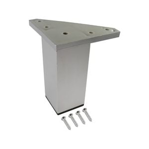 Adoored 100mm Square Plastic Cabinet Leg