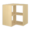 Lugna 720 x 682 x 390mm Sand 2x2 Cube Corner Unit