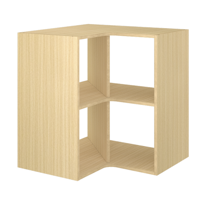 Lugna 720 x 682 x 390mm Sand 2x2 Cube Corner Unit