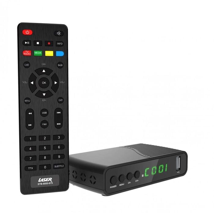 Laser Digital Set Top Box With USB Recording (Black)