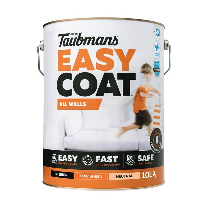 Taubmans 10L Neutral Low Sheen Easycoat All Walls Interior Paint