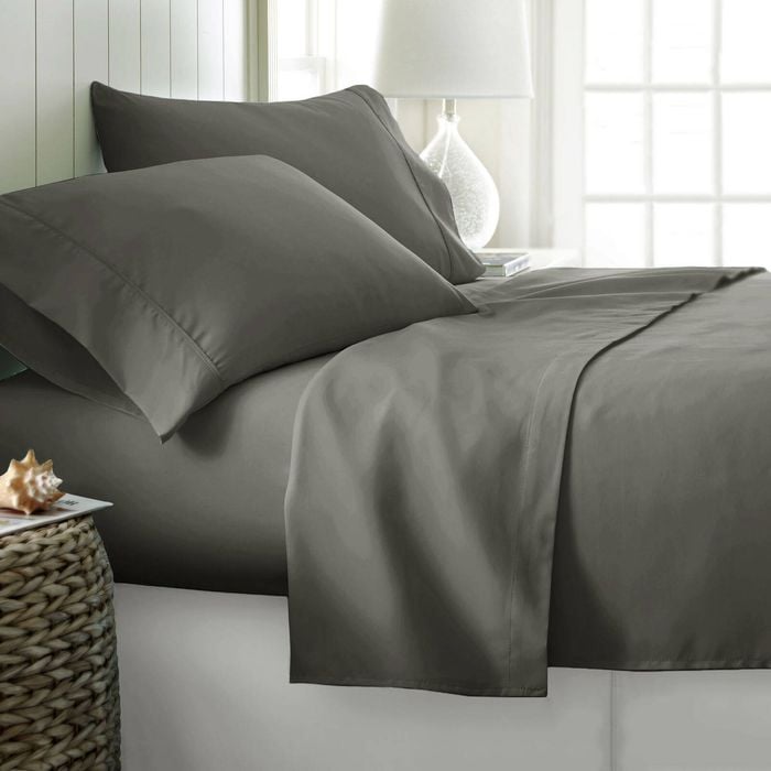 Bloomington 400TC Cotton Sateen Sheet Set 40cm Wall King Mushroom