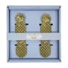 4pc Metal 16cm Napkin Rings Dinner/Party Dining Tablecloth Holder Pineapple Gold