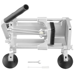 VEVOR Commercial Vegetable Slicer Silver Stainless Steel and Aluminum Alloy