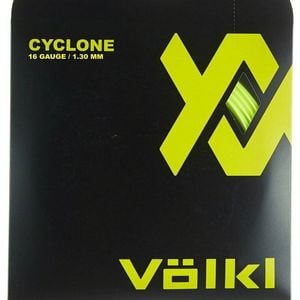1 Pack Volkl Cyclone 16g/1.30mm Tennis Racquet Strings Neon Yellow