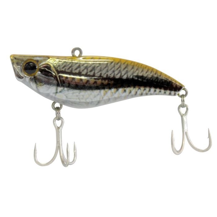 Zerek Golden Pugnose Maniac Vibe Rattling Hard Body Vibration Fish Lure 70mm/14g