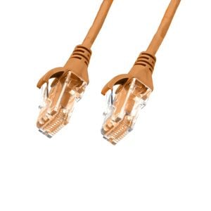 4Cabling 1.5m Orange CAT6 Ultra Thin LSZH Ethernet Network Cable - 50 Pack