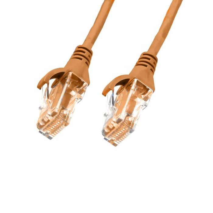 4Cabling 1.5m Orange CAT6 Ultra Thin LSZH Ethernet Network Cable - 50 Pack
