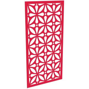 ProtectorAl 300-1200 x 1201-2400mm Light Red/Gloss White Morrocco Unframed Composite Deco Panel